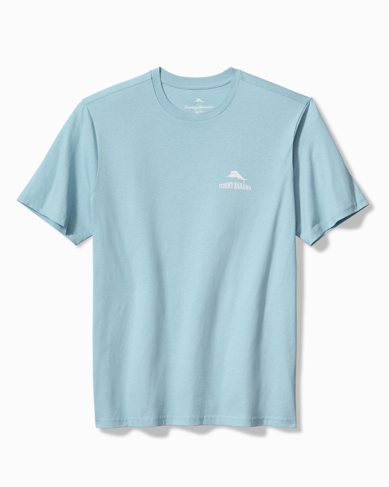 Shark Dressed Man Graphic T-Shirt Blue Stream | Tommy Bahama Recommended - Shark Dressed Man Graphic T-Shirt