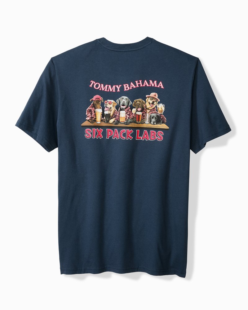 Six Pack Labs Graphic T-Shirt Navy | Tommy Bahama Best Seller - Six Pack Labs Graphic T-Shirt