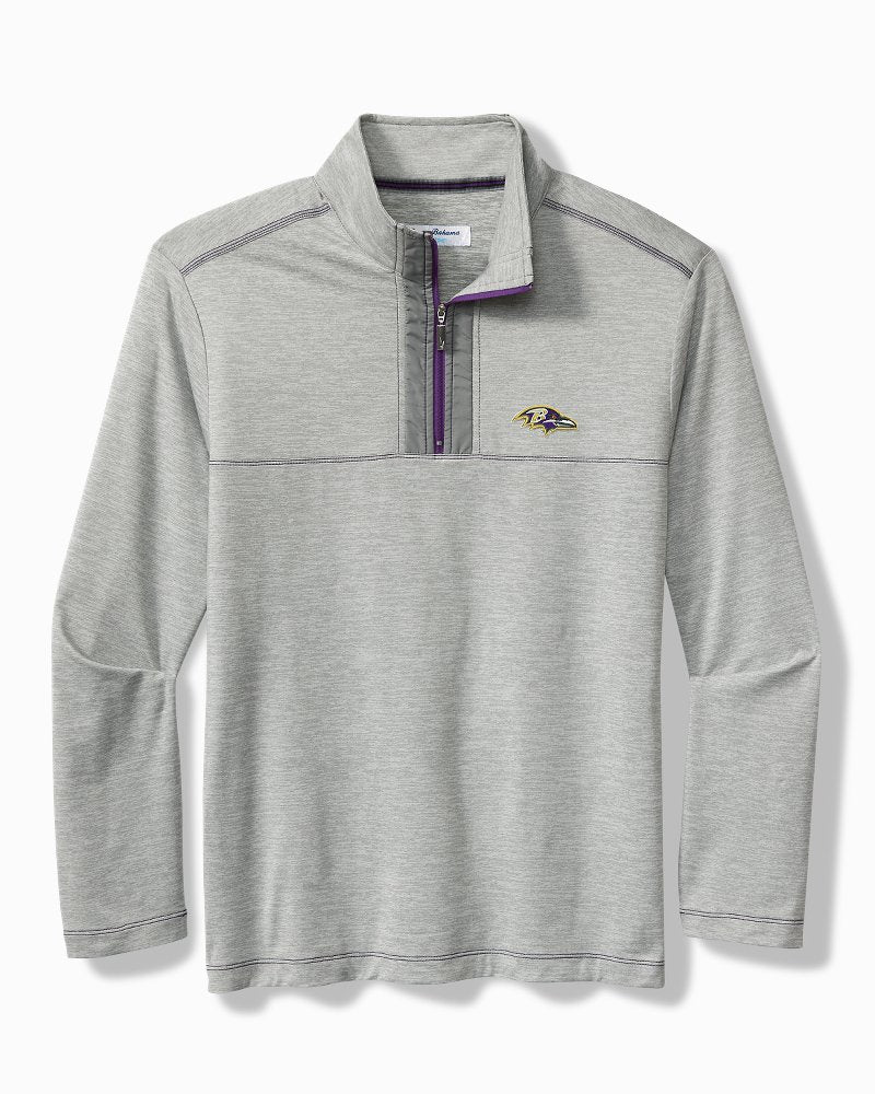 NFL High Score Half-Zip IslandZone® Sweatshirt baltimore_ravens | Tommy Bahama Essential - NFL High Score Half-Zip IslandZone® Sweatshirt