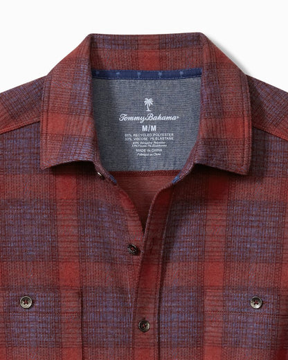 Fireside San Miguel Stretch Flannel Shirt Rhododendron | Tommy Bahama Popular - Fireside San Miguel Stretch Flannel Shirt