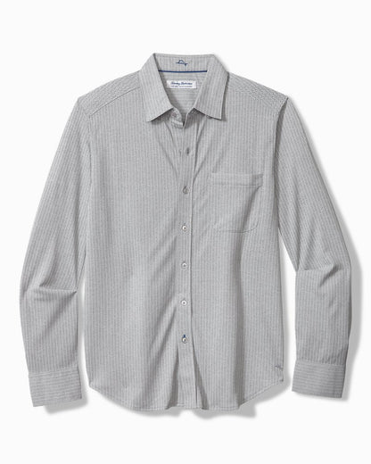 San Lucio Studio Stripe Knit Stretch Shirt Dark Slate | Tommy Bahama Essential - San Lucio Studio Stripe Knit Stretch Shirt