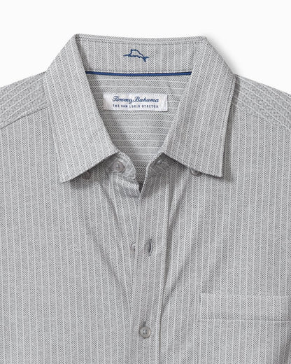 San Lucio Studio Stripe Knit Stretch Shirt Dark Slate | Tommy Bahama Essential - San Lucio Studio Stripe Knit Stretch Shirt
