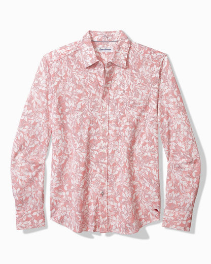 San Lucio Casa Vines Knit Stretch Shirt Rose Red | Tommy Bahama Customer Favorite - San Lucio Casa Vines Knit Stretch Shirt