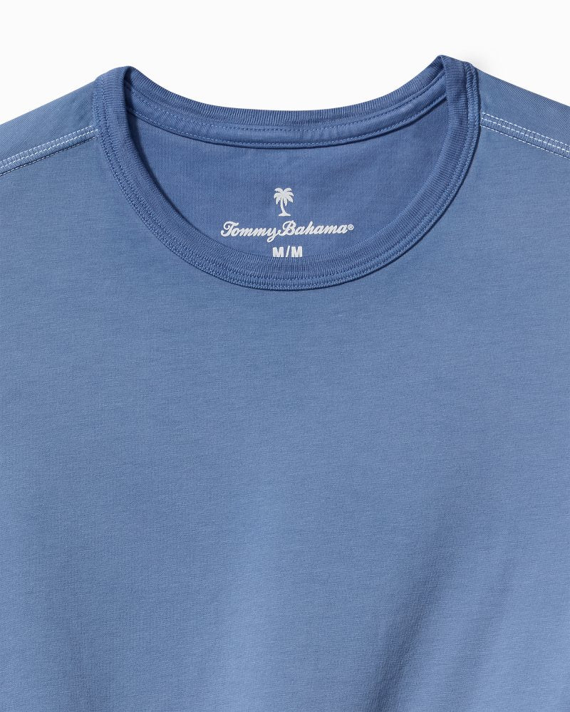Paradise Pima T-Shirt Stripe Blue | Tommy Bahama Top Pick - Paradise Pima T-Shirt
