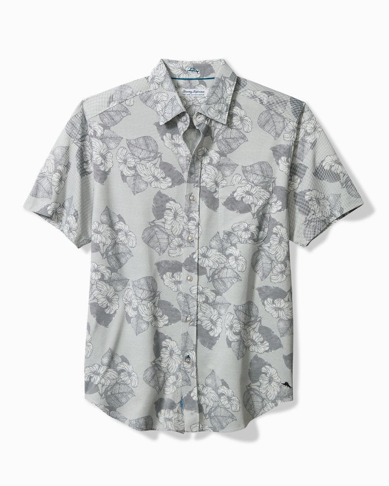 San Lucio Harbor Garden Knit Stretch Shirt Ash Grey | Tommy Bahama Discount - San Lucio Harbor Garden Knit Stretch Shirt