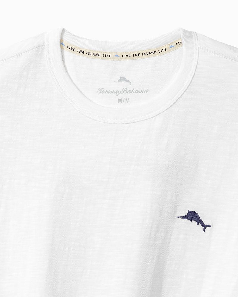 Feelin' Festive Long-Sleeve Lux T-Shirt White | Tommy Bahama Exclusive - Feelin' Festive Long-Sleeve Lux T-Shirt
