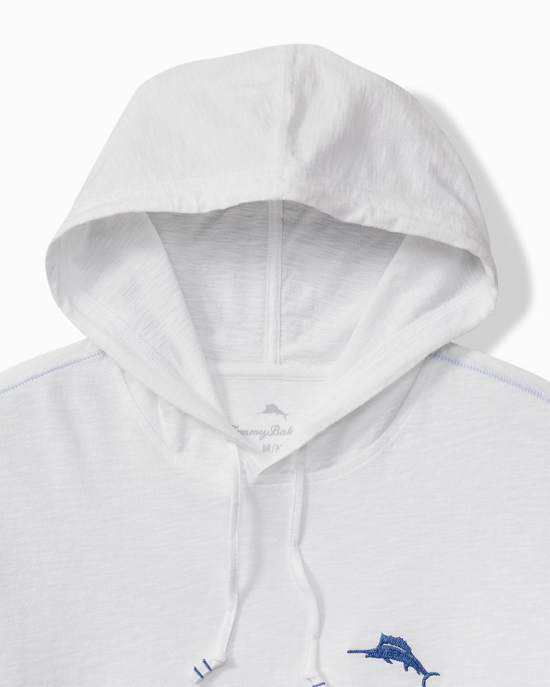 Palm Break Lux Hoodie White | Tommy Bahama Everyday - Palm Break Lux Hoodie