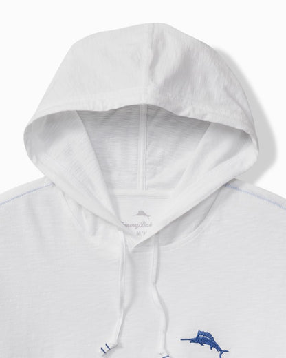 Palm Break Lux Hoodie White | Tommy Bahama Everyday - Palm Break Lux Hoodie
