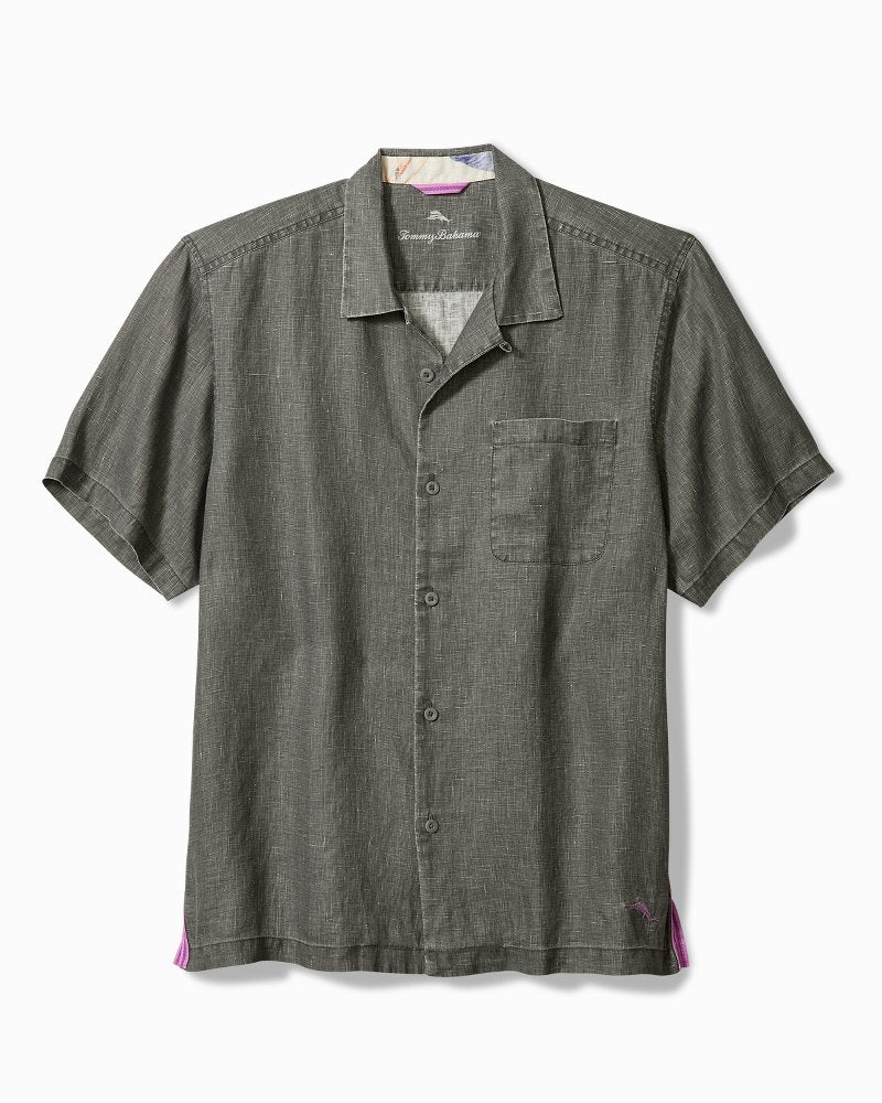 Sea Glass Camp Shirt Gunmetal | Tommy Bahama Trending - Sea Glass Camp Shirt