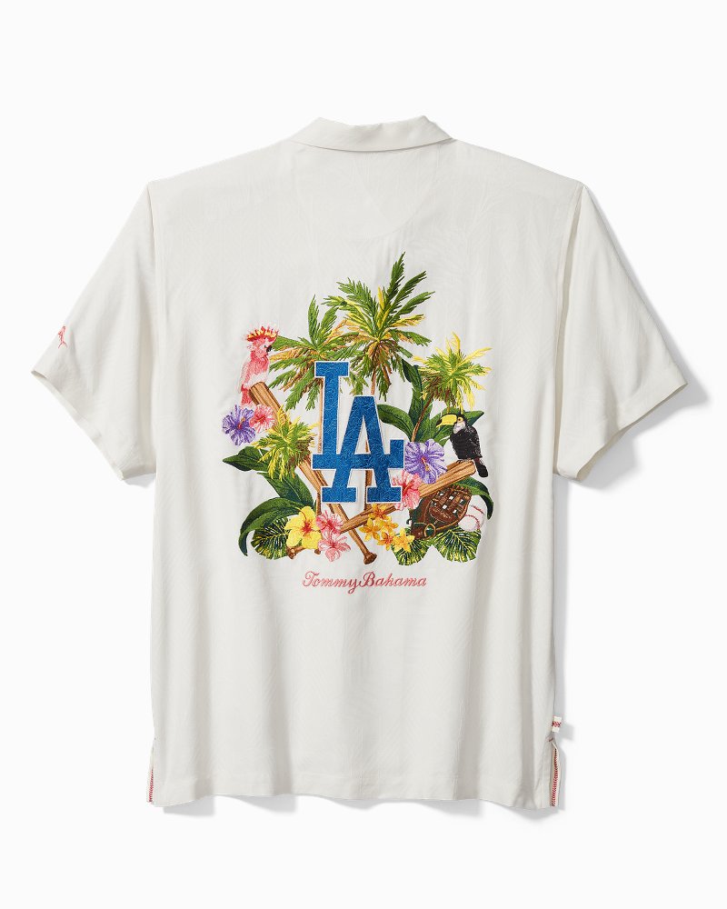 Go Big or Go Home Silk Camp Shirt los_angeles_dodgers | Tommy Bahama Latest - Go Big or Go Home Silk Camp Shirt