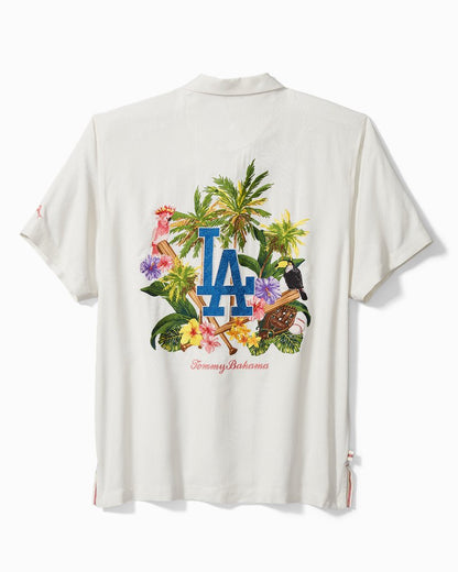 Go Big or Go Home Silk Camp Shirt los_angeles_dodgers | Tommy Bahama Latest - Go Big or Go Home Silk Camp Shirt