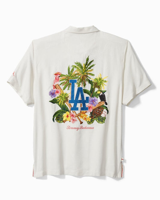 Go Big or Go Home Silk Camp Shirt los_angeles_dodgers | Tommy Bahama Latest - Go Big or Go Home Silk Camp Shirt