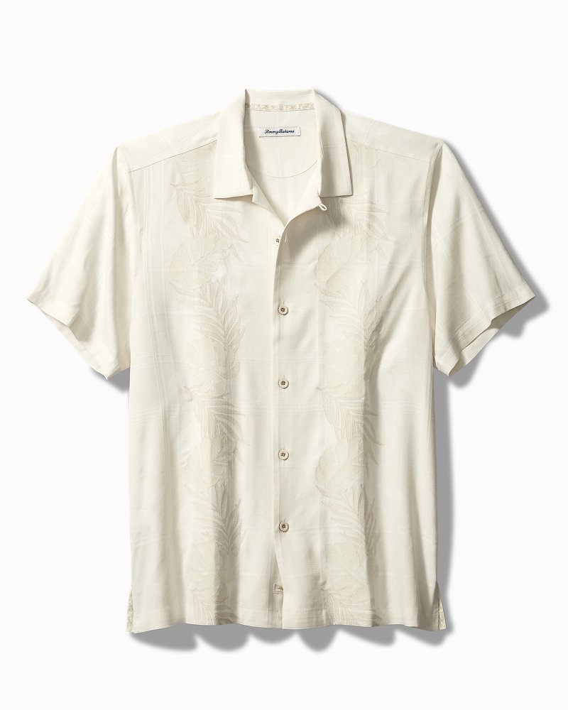 Del Palms Embroidered Silk Camp Shirt Continental | Tommy Bahama Featured - Del Palms Embroidered Silk Camp Shirt