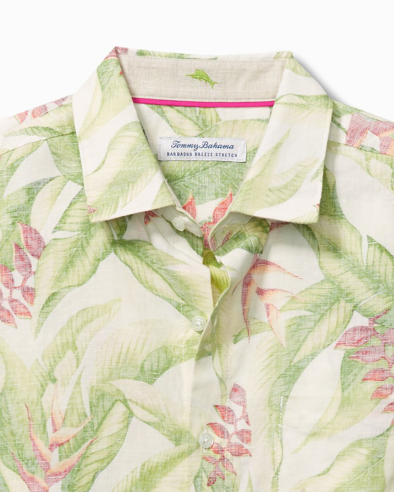 Barbados Breeze Calypso Fronds Shirt White | Tommy Bahama Customer Favorite - Barbados Breeze Calypso Fronds Shirt