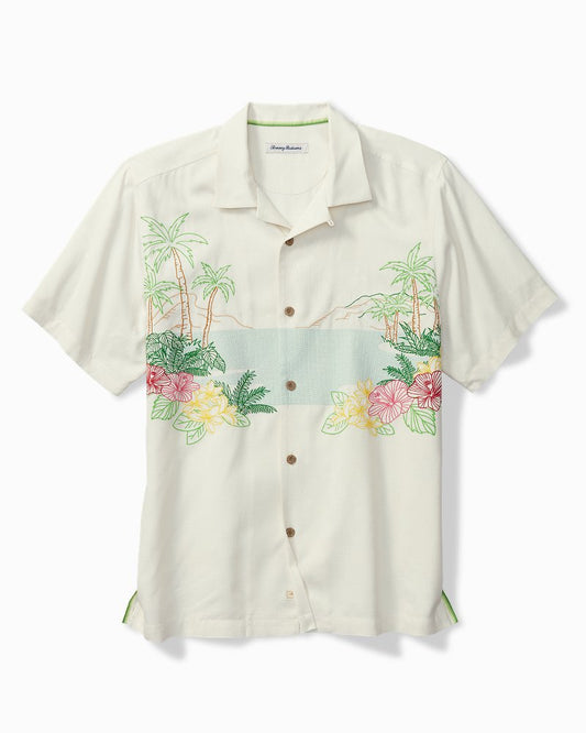Bloom With a View Silk Camp Shirt Continental | Tommy Bahama Sale - Bloom With a View Silk Camp Shirt