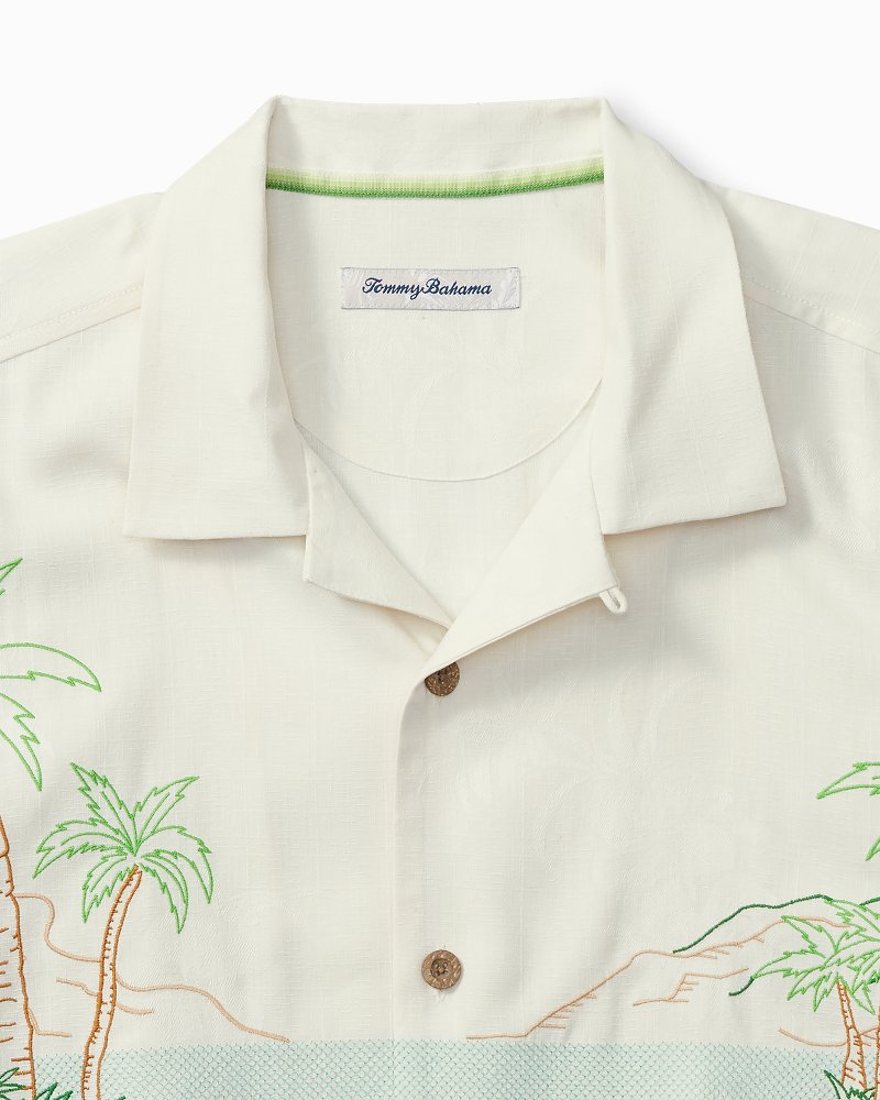 Bloom With a View Silk Camp Shirt Continental | Tommy Bahama Sale - Bloom With a View Silk Camp Shirt