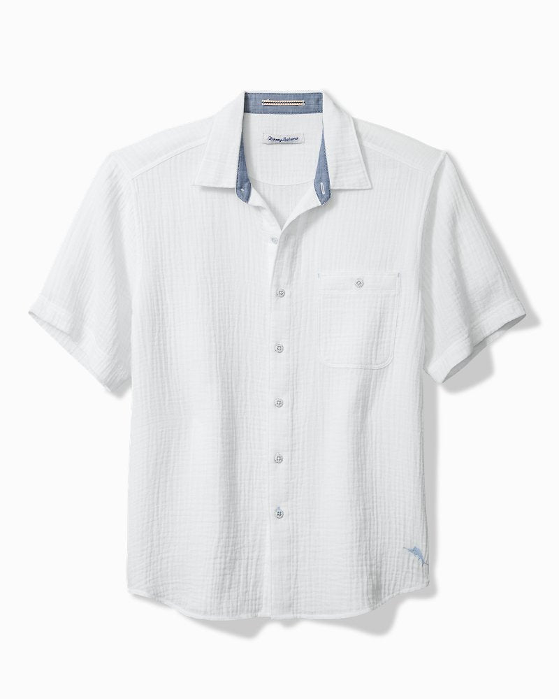 Beachside Cotton Cruiser Short-Sleeve Shirt White | Tommy Bahama Top Pick - Beachside Cotton Cruiser Short-Sleeve Shirt