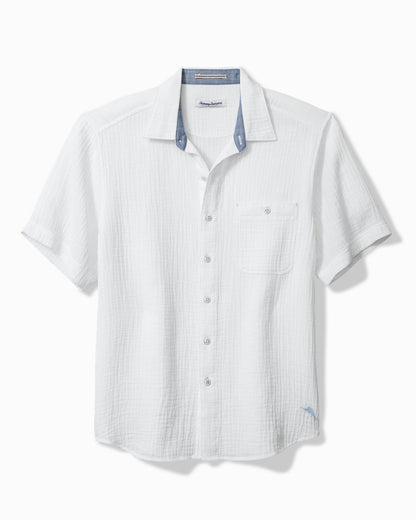 Beachside Cotton Cruiser Short-Sleeve Shirt White | Tommy Bahama Top Pick - Beachside Cotton Cruiser Short-Sleeve Shirt