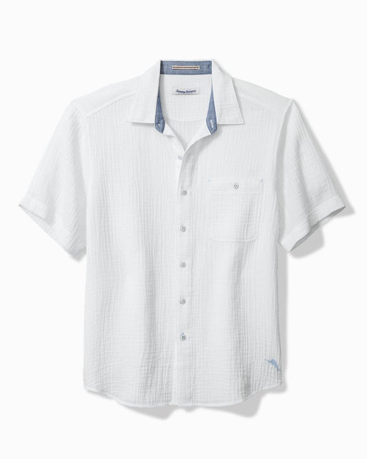 Beachside Cotton Cruiser Short-Sleeve Shirt White | Tommy Bahama Top Pick - Beachside Cotton Cruiser Short-Sleeve Shirt