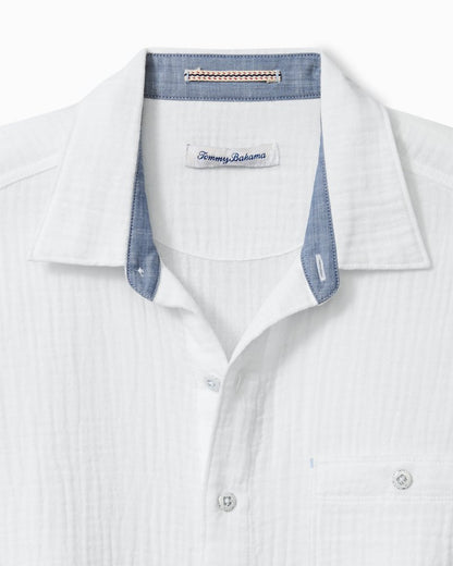 Beachside Cotton Cruiser Short-Sleeve Shirt White | Tommy Bahama Top Pick - Beachside Cotton Cruiser Short-Sleeve Shirt