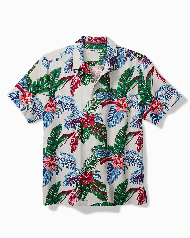 Frond Fusion IslandZone® Camp Shirt Breeze | Tommy Bahama Premium - Frond Fusion IslandZone® Camp Shirt