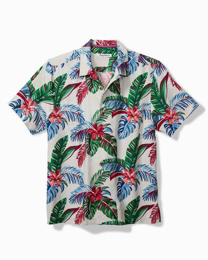 Frond Fusion IslandZone® Camp Shirt Breeze | Tommy Bahama Premium - Frond Fusion IslandZone® Camp Shirt