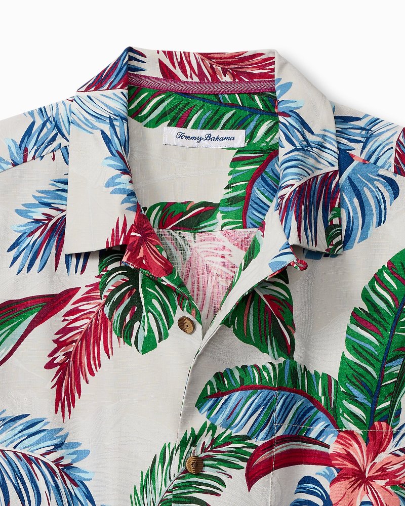 Frond Fusion IslandZone® Camp Shirt Breeze | Tommy Bahama Premium - Frond Fusion IslandZone® Camp Shirt