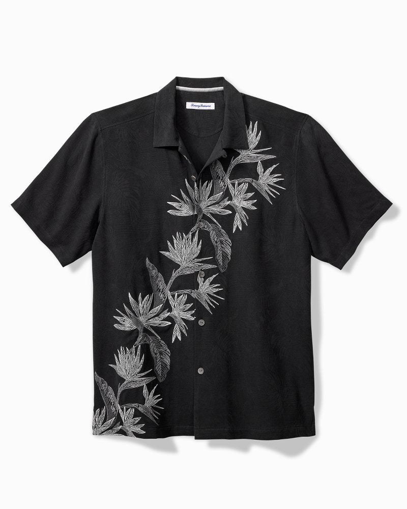 Across Paradise Silk Camp Shirt Black | Tommy Bahama Deals - Across Paradise Silk Camp Shirt