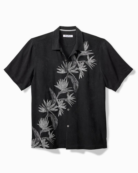 Across Paradise Silk Camp Shirt Black | Tommy Bahama Deals - Across Paradise Silk Camp Shirt