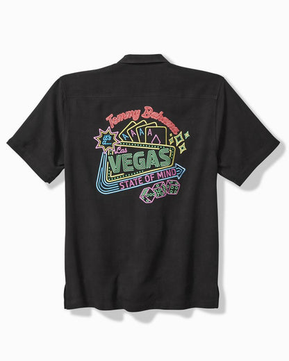 Vegas State of Mind Silk Camp Shirt Black | Tommy Bahama Signature - Vegas State of Mind Silk Camp Shirt