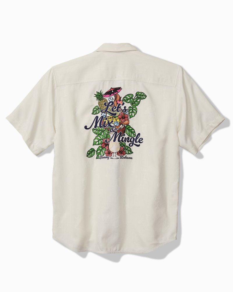Let's Mix & Mingle Silk Camp Shirt Continental | Tommy Bahama Value - Let's Mix & Mingle Silk Camp Shirt