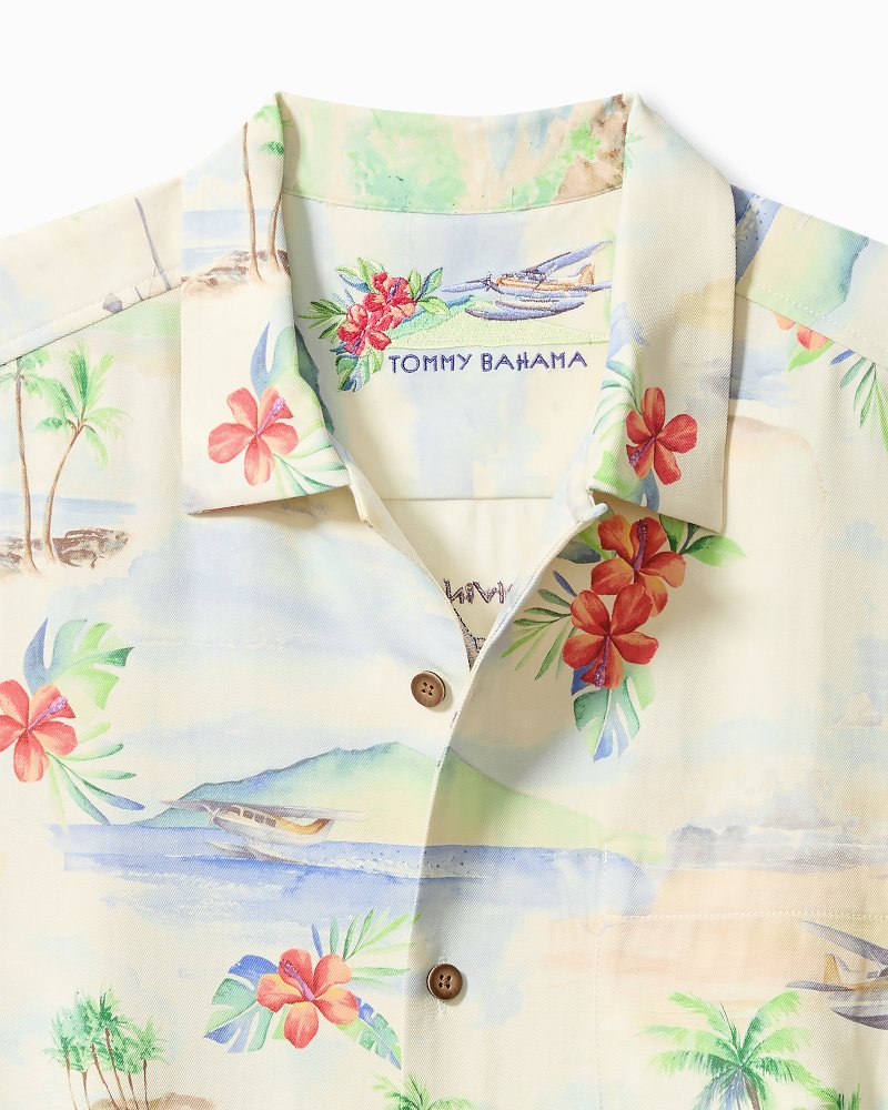 Collector's Series '24 Arriving in Island Time Silk Camp Shirt Continental | Tommy Bahama Hot Sale - Collector's Series '24 Arriving in Island Time Silk Camp Shirt