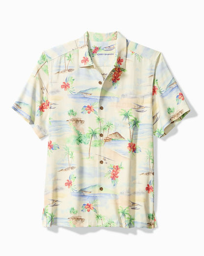 Collector's Series '24 Arriving in Island Time Silk Camp Shirt Continental | Tommy Bahama Hot Sale - Collector's Series '24 Arriving in Island Time Silk Camp Shirt