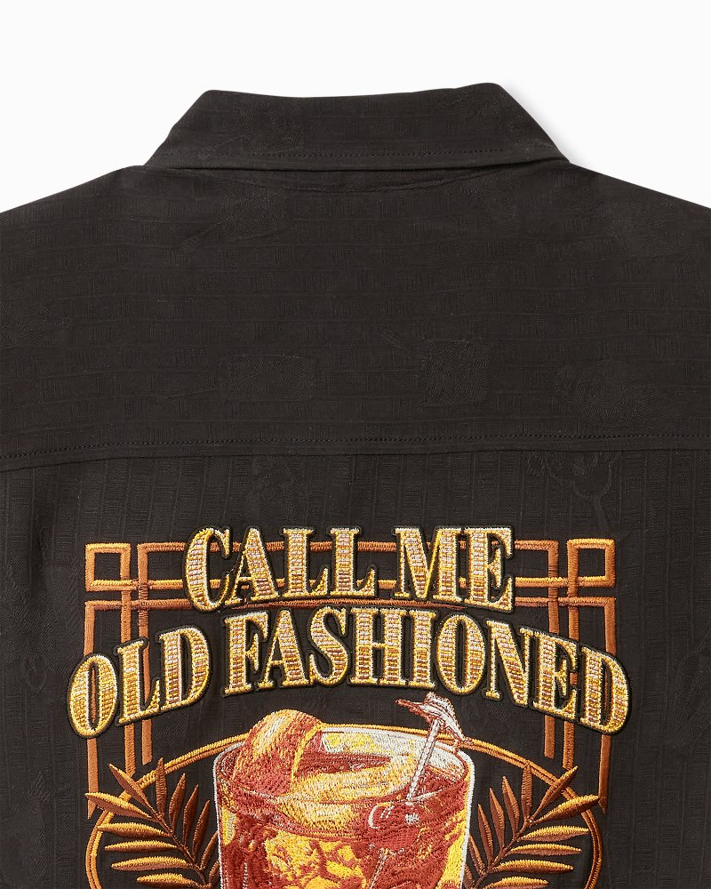 Call Me Old Fashioned Silk Camp Shirt Black | Tommy Bahama Trending - Call Me Old Fashioned Silk Camp Shirt