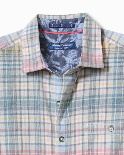 Coastline Cord Stretch Harbor Check Shirt Featherstone | Tommy Bahama Hot Sale - Coastline Cord Stretch Harbor Check Shirt
