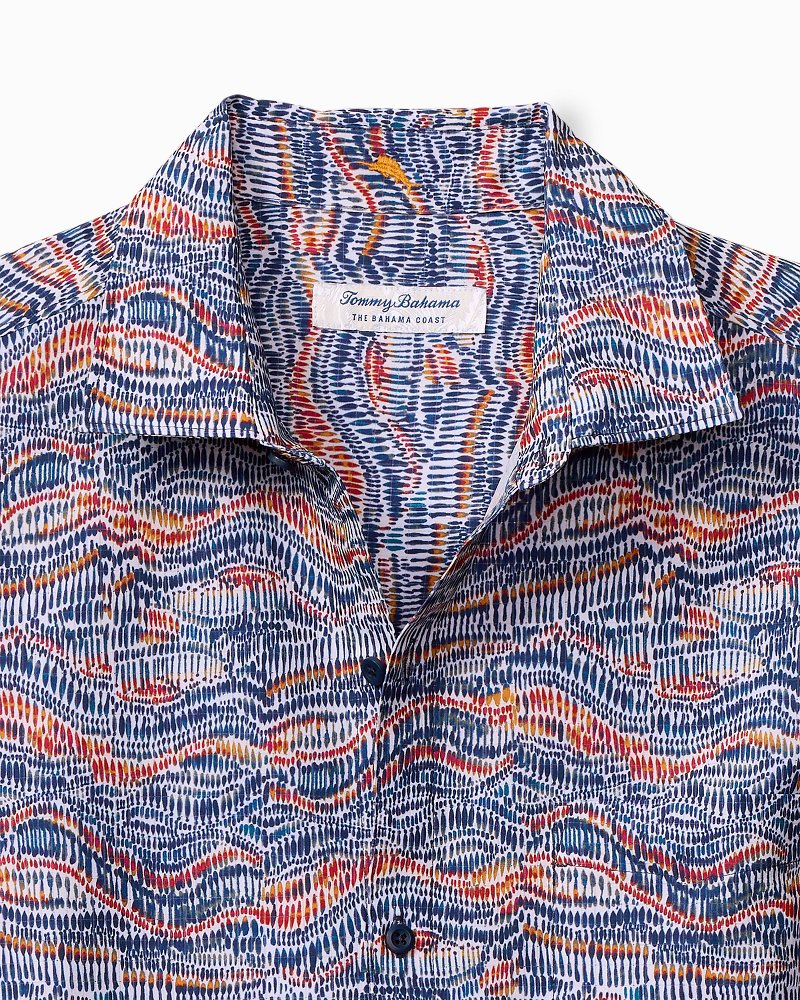 Bahama Coast Monte Rio Geo IslandZone® Shirt Summer Grey | Tommy Bahama Recommended - Bahama Coast Monte Rio Geo IslandZone® Shirt