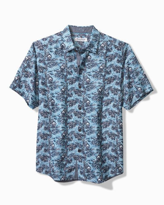 Coconut Point Capuchin Vines IslandZone® Camp Shirt Pool Tile | Tommy Bahama Popular - Coconut Point Capuchin Vines IslandZone® Camp Shirt