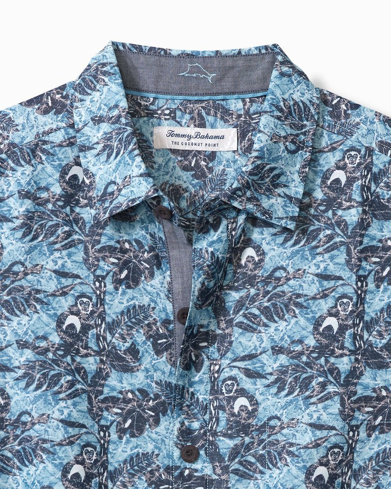 Coconut Point Capuchin Vines IslandZone® Camp Shirt Pool Tile | Tommy Bahama Popular - Coconut Point Capuchin Vines IslandZone® Camp Shirt