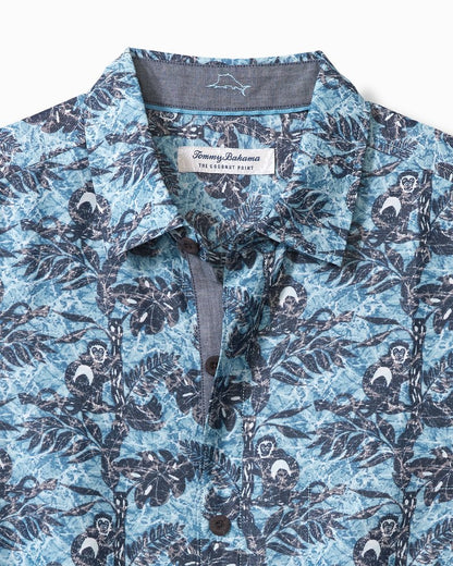 Coconut Point Capuchin Vines IslandZone® Camp Shirt Pool Tile | Tommy Bahama Popular - Coconut Point Capuchin Vines IslandZone® Camp Shirt