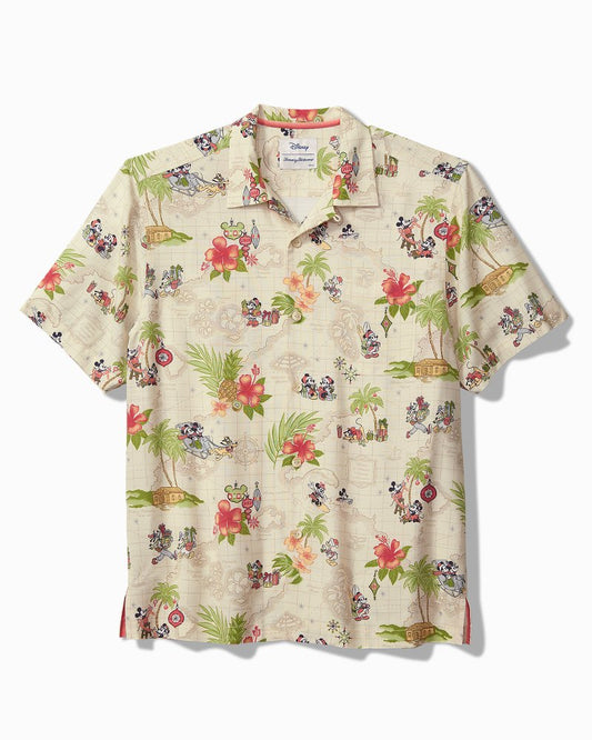 Disney Veracruz Cay Huladay Adventure Camp Shirt Bleached Sand | Tommy Bahama Everyday - Disney Veracruz Cay Huladay Adventure Camp Shirt