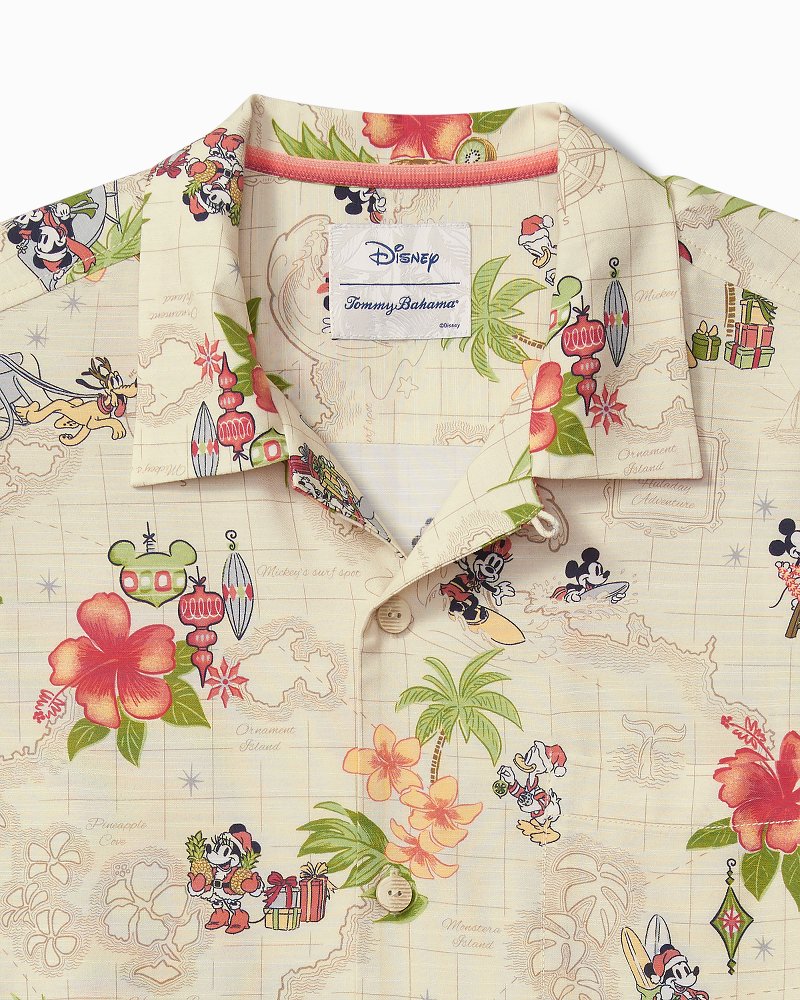 Disney Veracruz Cay Huladay Adventure Camp Shirt Bleached Sand | Tommy Bahama Everyday - Disney Veracruz Cay Huladay Adventure Camp Shirt
