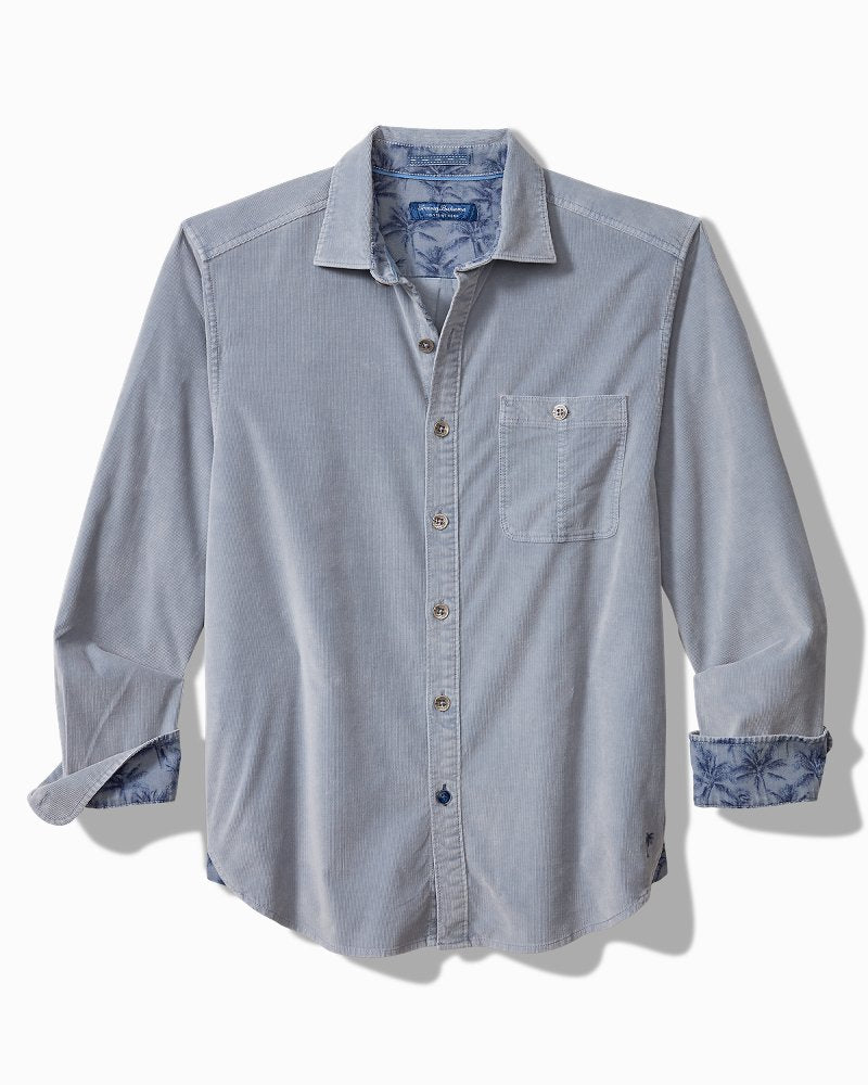 Coastline Cord Stretch Sun Fade Shirt Denimblau | Tommy Bahama Quality - Coastline Cord Stretch Sun Fade Shirt