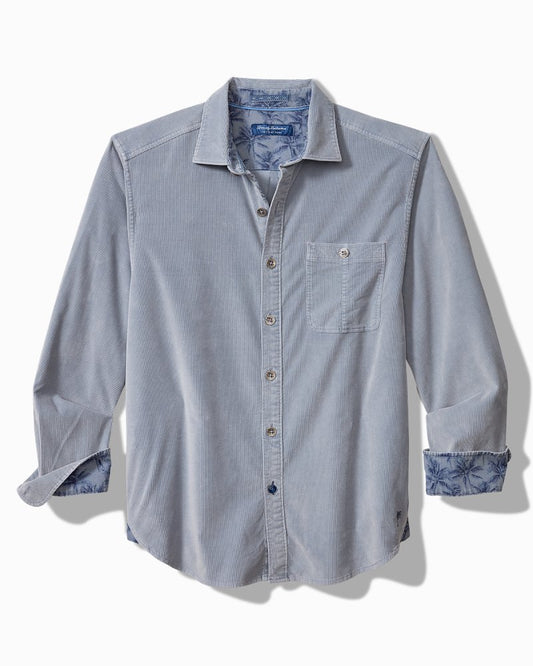 Coastline Cord Stretch Sun Fade Shirt Denimblau | Tommy Bahama Quality - Coastline Cord Stretch Sun Fade Shirt