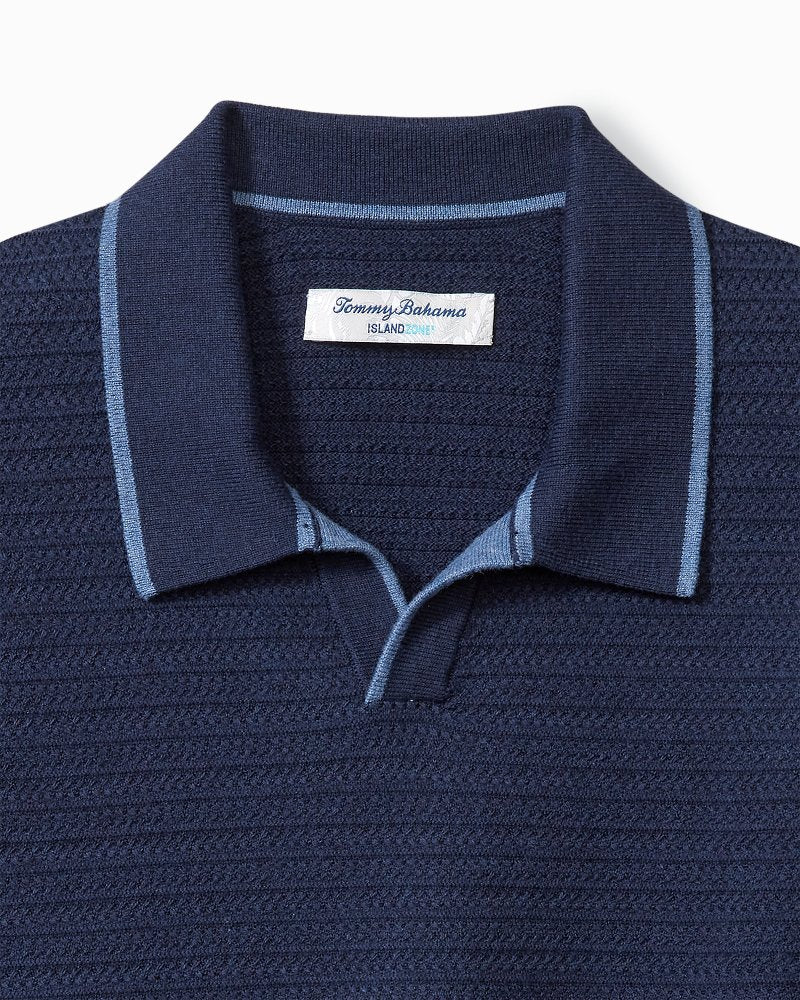 Coolside Harbor IslandZone® Sweater Polo Navy | Tommy Bahama Popular - Coolside Harbor IslandZone® Sweater Polo