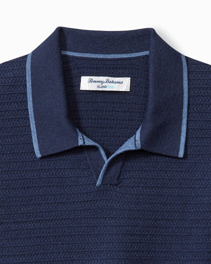Coolside Harbor IslandZone® Sweater Polo Navy | Tommy Bahama Popular - Coolside Harbor IslandZone® Sweater Polo