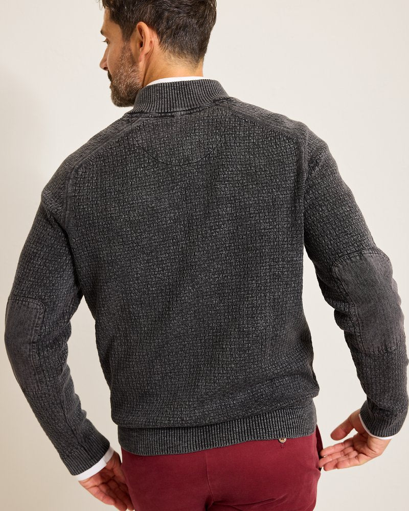 Sunbreak Half-Zip Sweater Black | Tommy Bahama New - Sunbreak Half-Zip Sweater