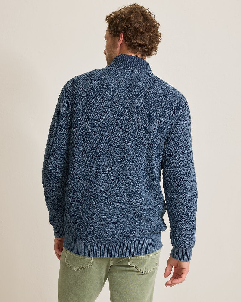 Sunbreak Full-Zip Sweater Coastline | Tommy Bahama Value - Sunbreak Full-Zip Sweater