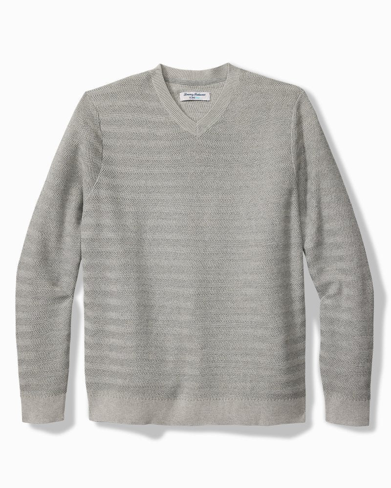 Coolside Course IslandZone® Sweater Grey Heather | Tommy Bahama Exclusive - Coolside Course IslandZone® Sweater