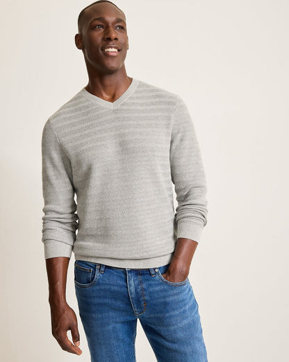 Coolside Course IslandZone® Sweater Grey Heather | Tommy Bahama Exclusive - Coolside Course IslandZone® Sweater