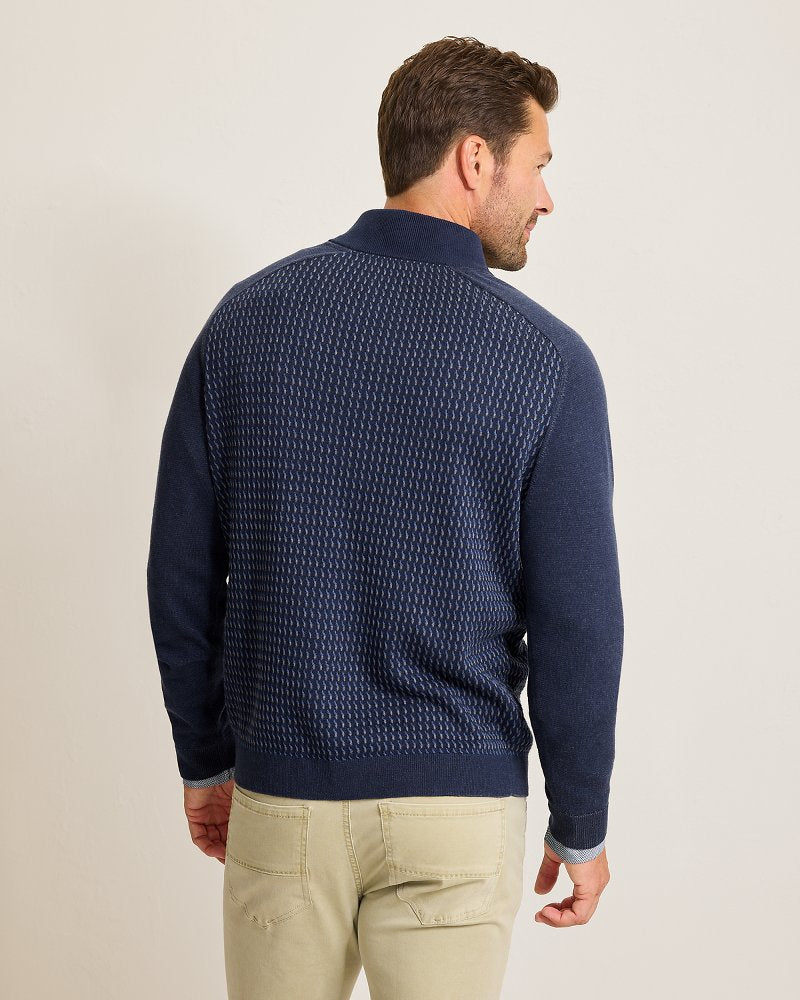 Coastal Shores Half-Zip Sweater Navy | Tommy Bahama Sale - Coastal Shores Half-Zip Sweater